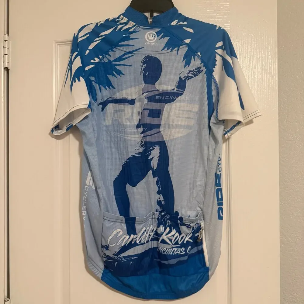 Canari Men’s Sz XL Biking Bicycle Cycling Jersey Ride Encinitas Cyclery
